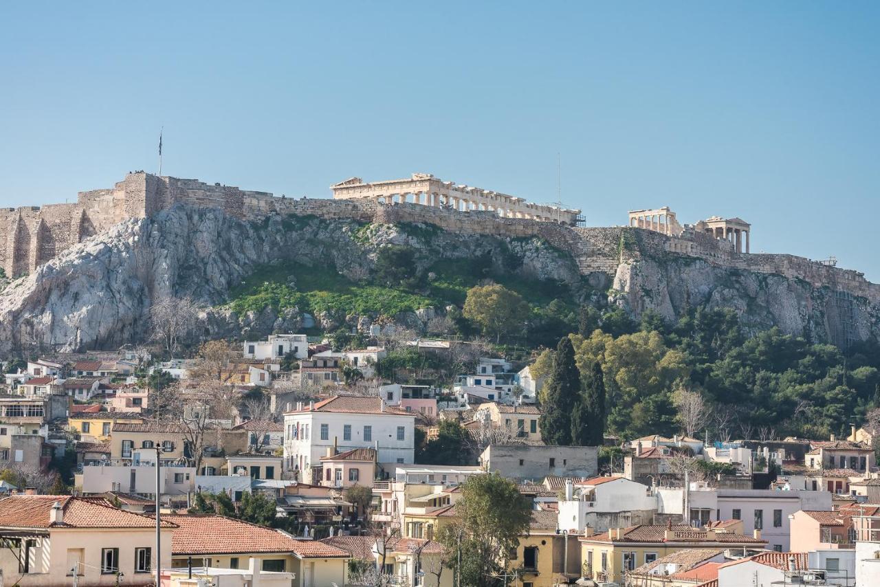 3 Bdr Apt Incredible Acropolis View Aten Exteriör bild