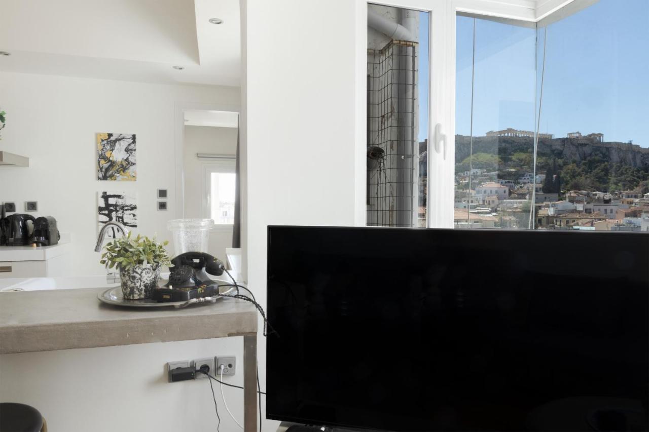 3 Bdr Apt Incredible Acropolis View Aten Exteriör bild