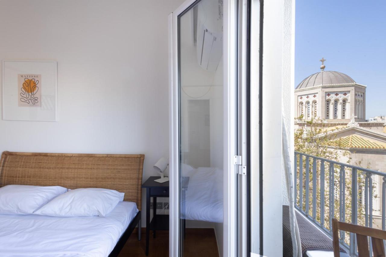3 Bdr Apt Incredible Acropolis View Aten Exteriör bild